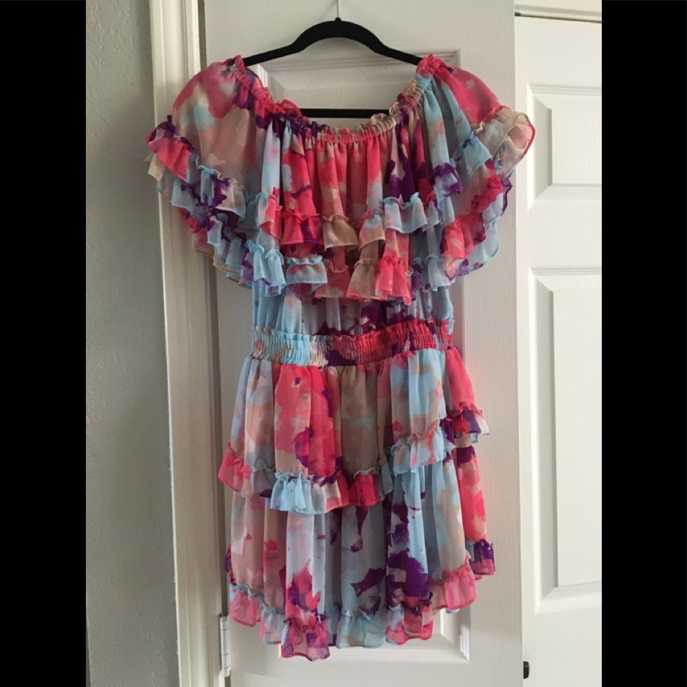 Misa Los Angeles off the shoulder dress